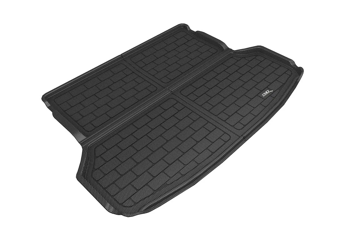 M1SB0241309 – 3D MATS/U-AC Cargo Area Liner, Black Direct Fit Raised Edge Thermoplastic Rubber Of Carbon Fiber Textur...